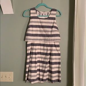 Gray and beige loft dress
